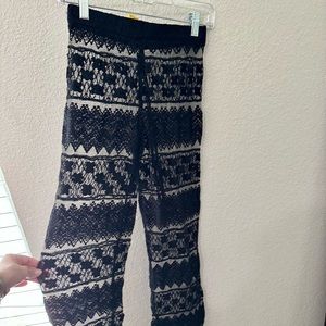 Swim Cover Up - Nylon Lace Pants! Size small